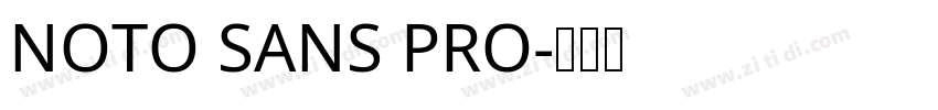 NOTO SANS PRO字体转换